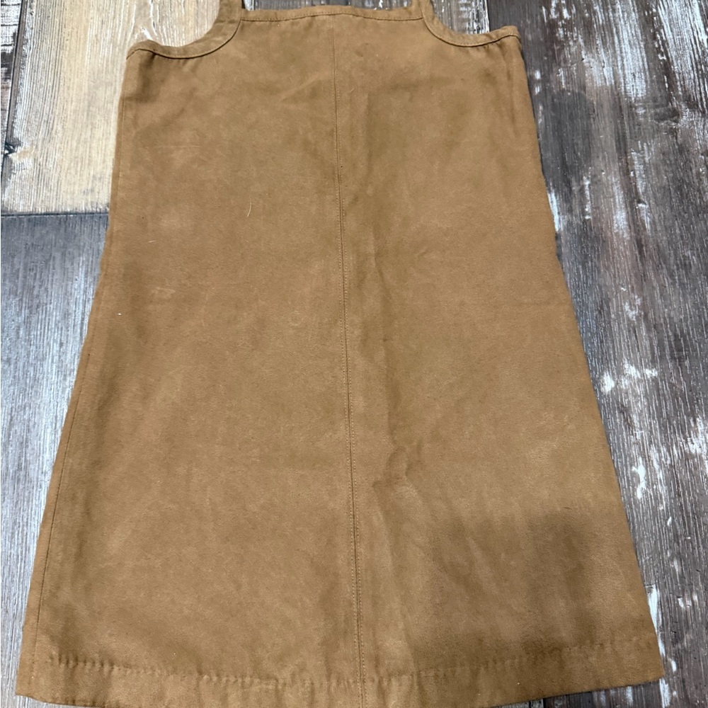 Girls Brown jumper dress